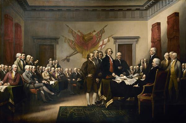 signing of the declaration of independance